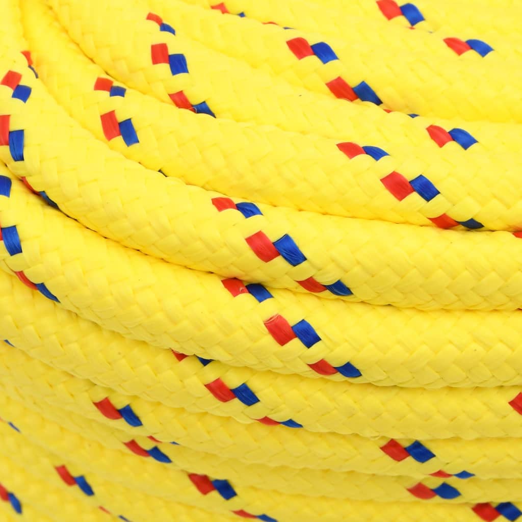 Corda de barco 16 mm 25 m polipropileno amarelo