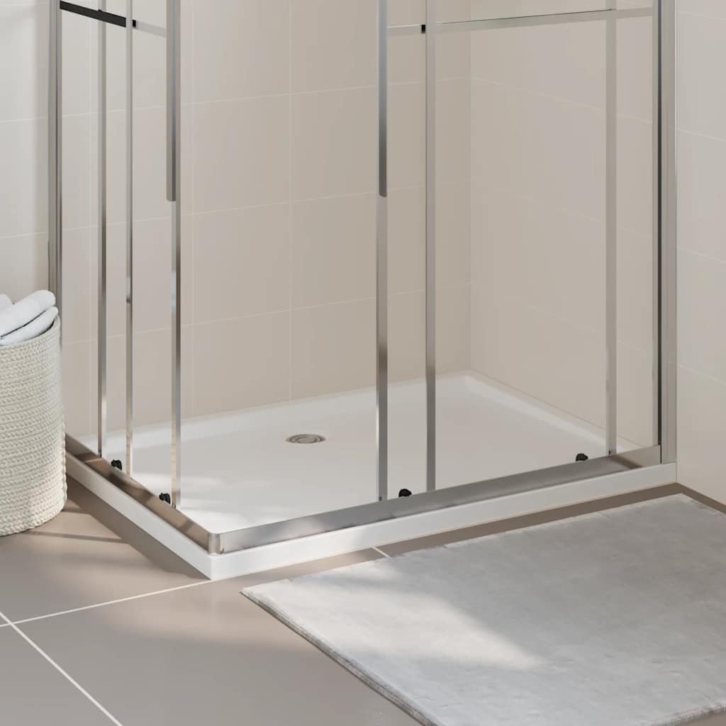 Base de chuveiro retangular 80x110 cm ABS branco
