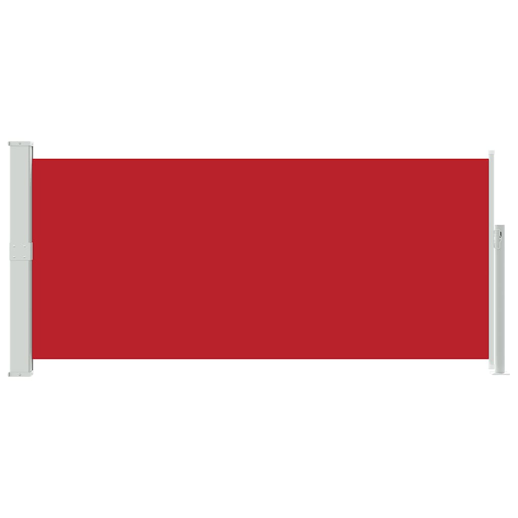 Toldo lateral retrátil 140x300 cm vermelho