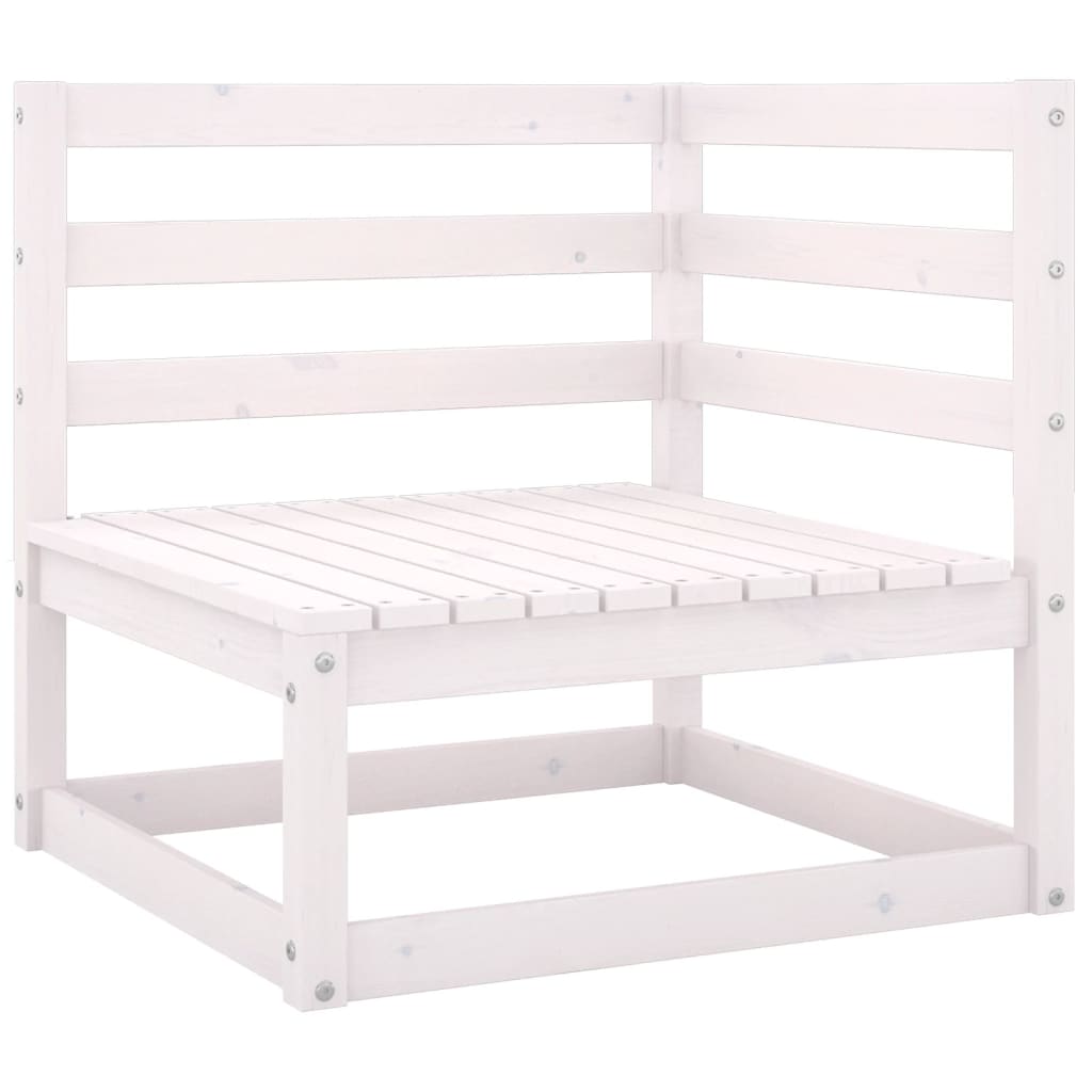 5 Pcs conjunto lounge de jardim c/ almofadões pinho maciço