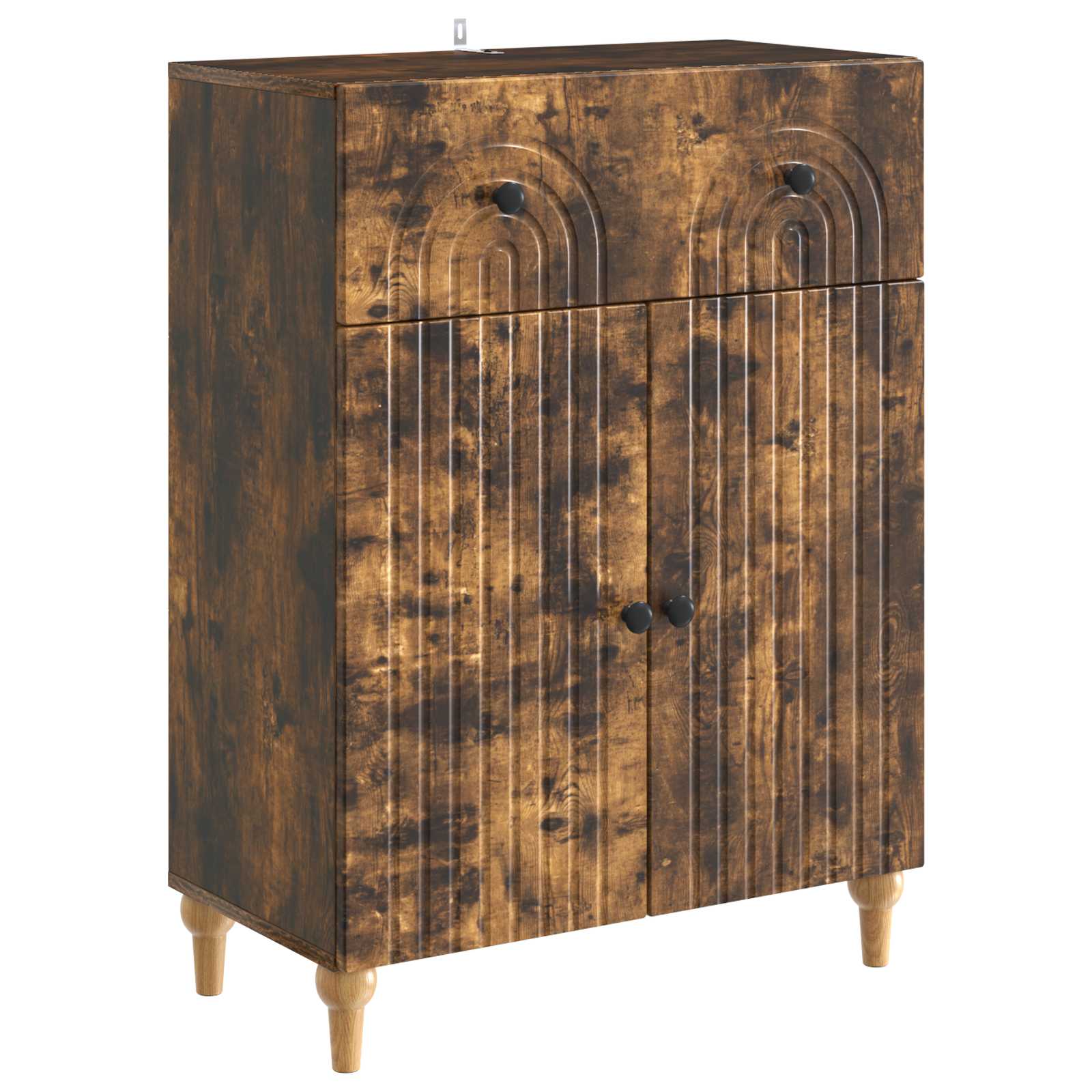 Buffet carvalho fumado 66 x 34,5 x 90 cm derivados de madeira