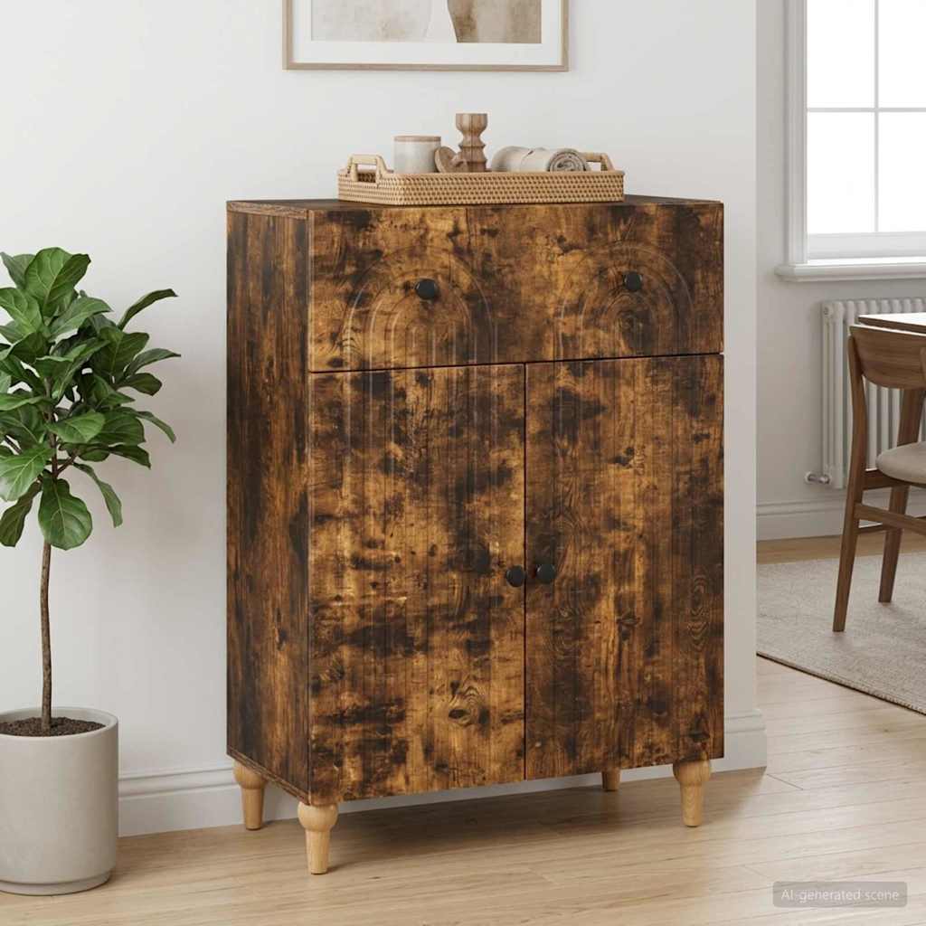 Buffet carvalho fumado 66 x 34,5 x 90 cm derivados de madeira