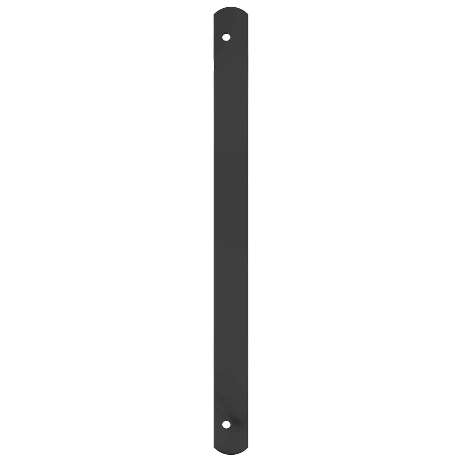 Grelha de janela 174 x 45 cm aço revestido a pó preto