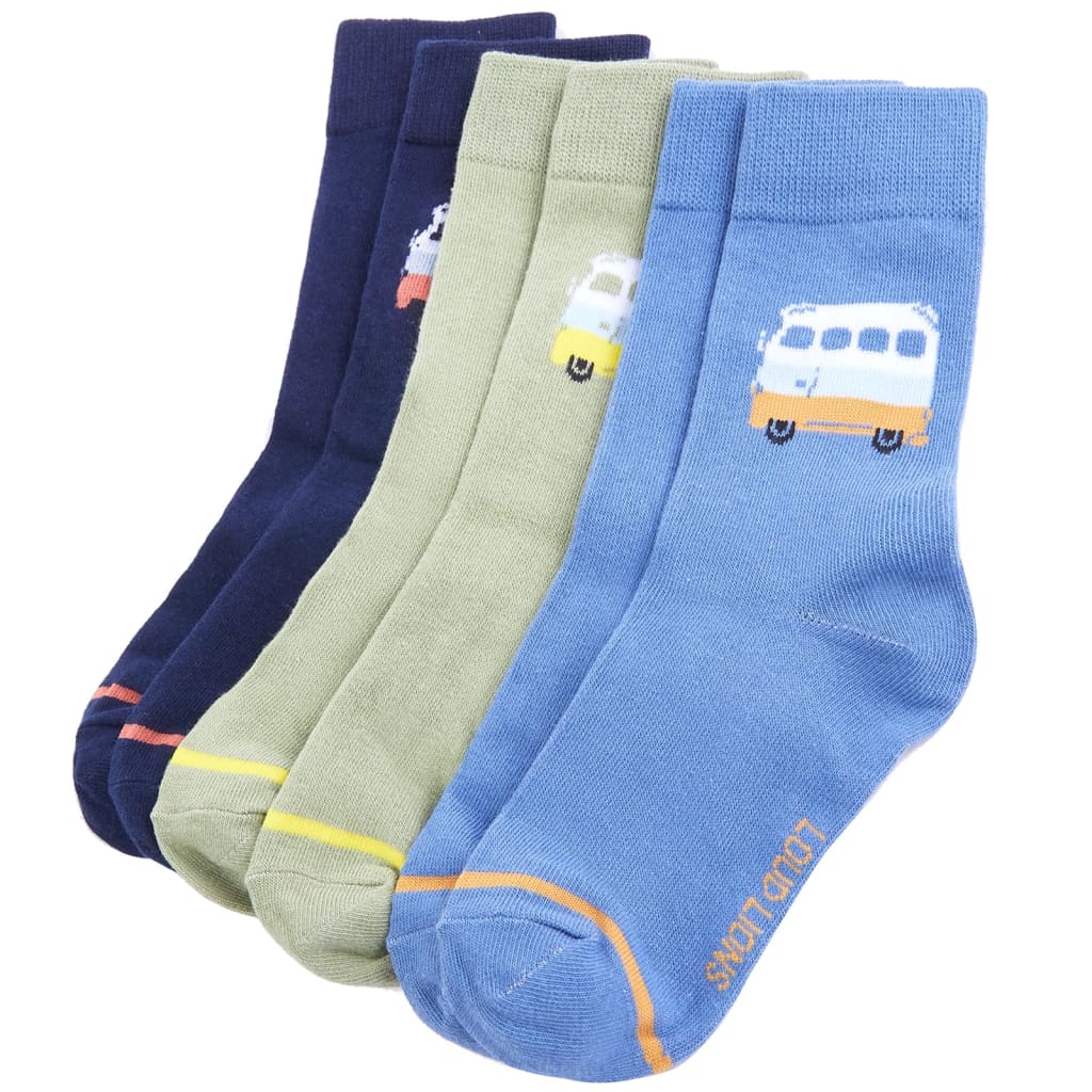 Meias para criança 5 pares ue 26-29