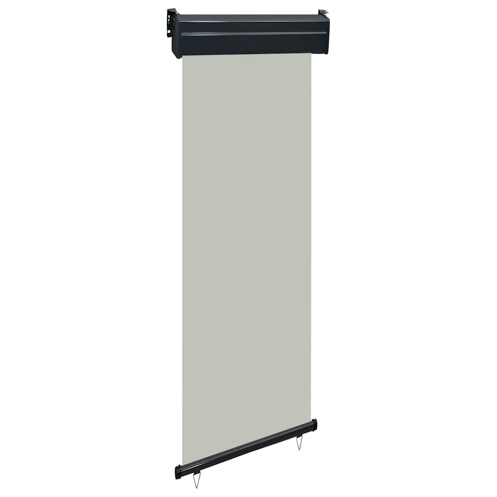 Toldo lateral para varanda 60x250 cm cinzento