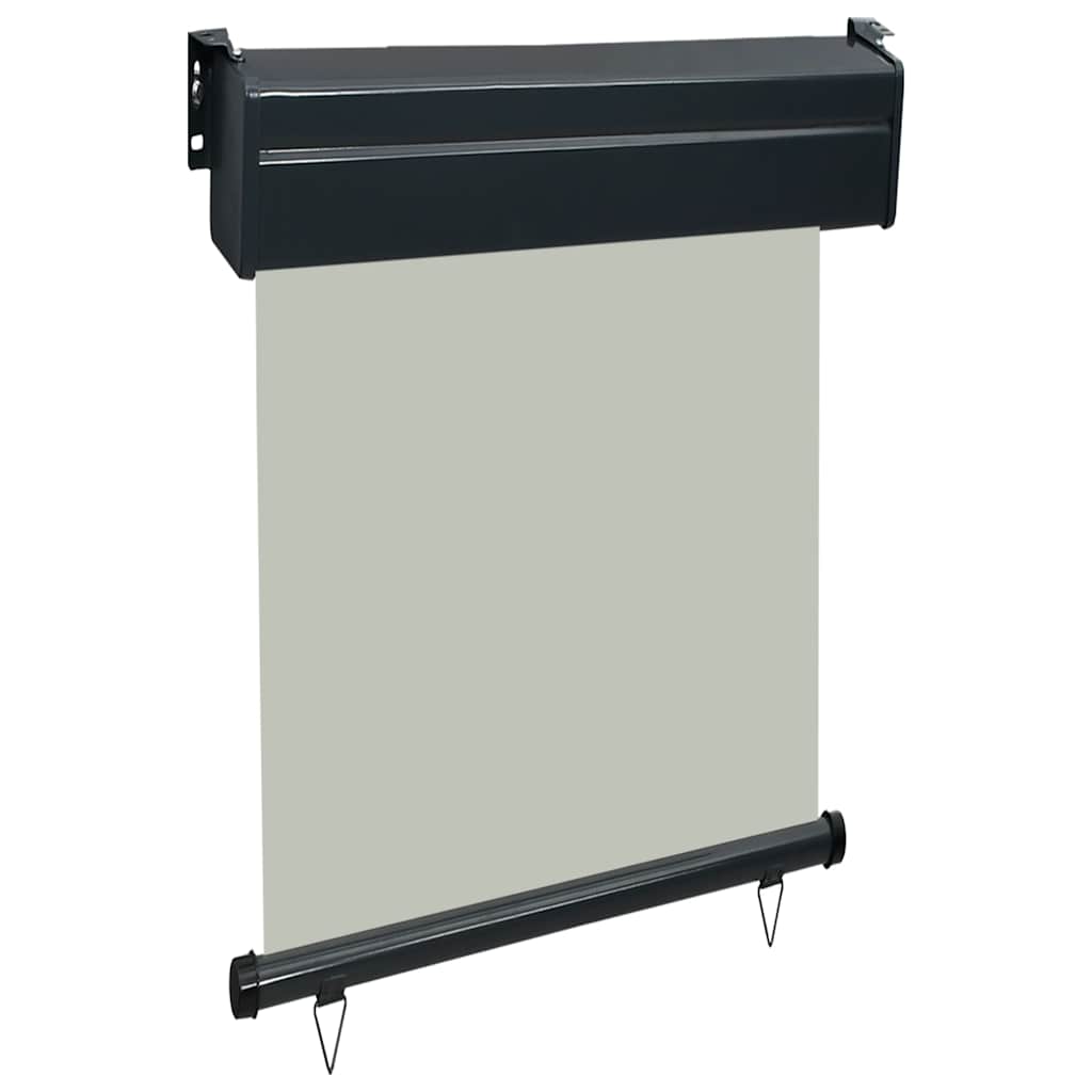 Toldo lateral para varanda 60x250 cm cinzento