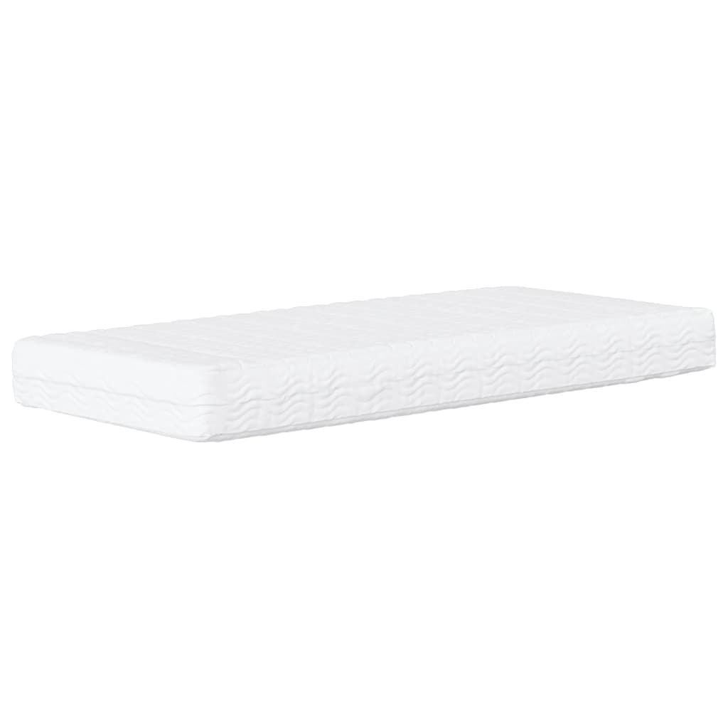 Colchão de espuma 90x190 cm dureza h2 h3 branco