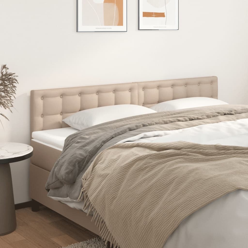Cabeceiras cappuccino 180x5x78/88 cm couro artificial