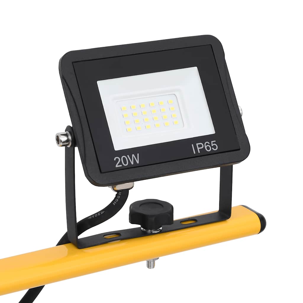 Projetor c/ iluminação LED e tripé 2x20 w branco frio