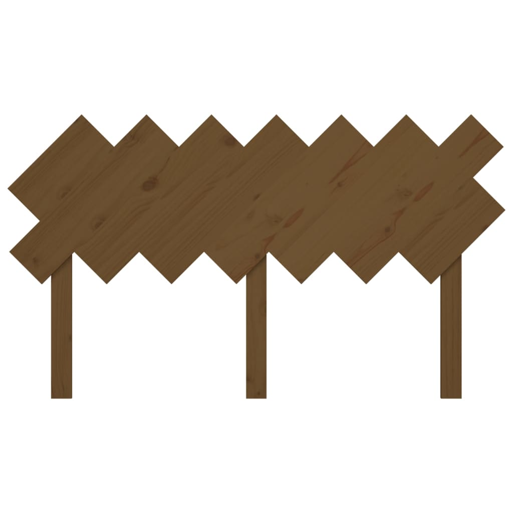 Cabeceira de cama 151,5x3x81 cm pinho maciço castanho mel