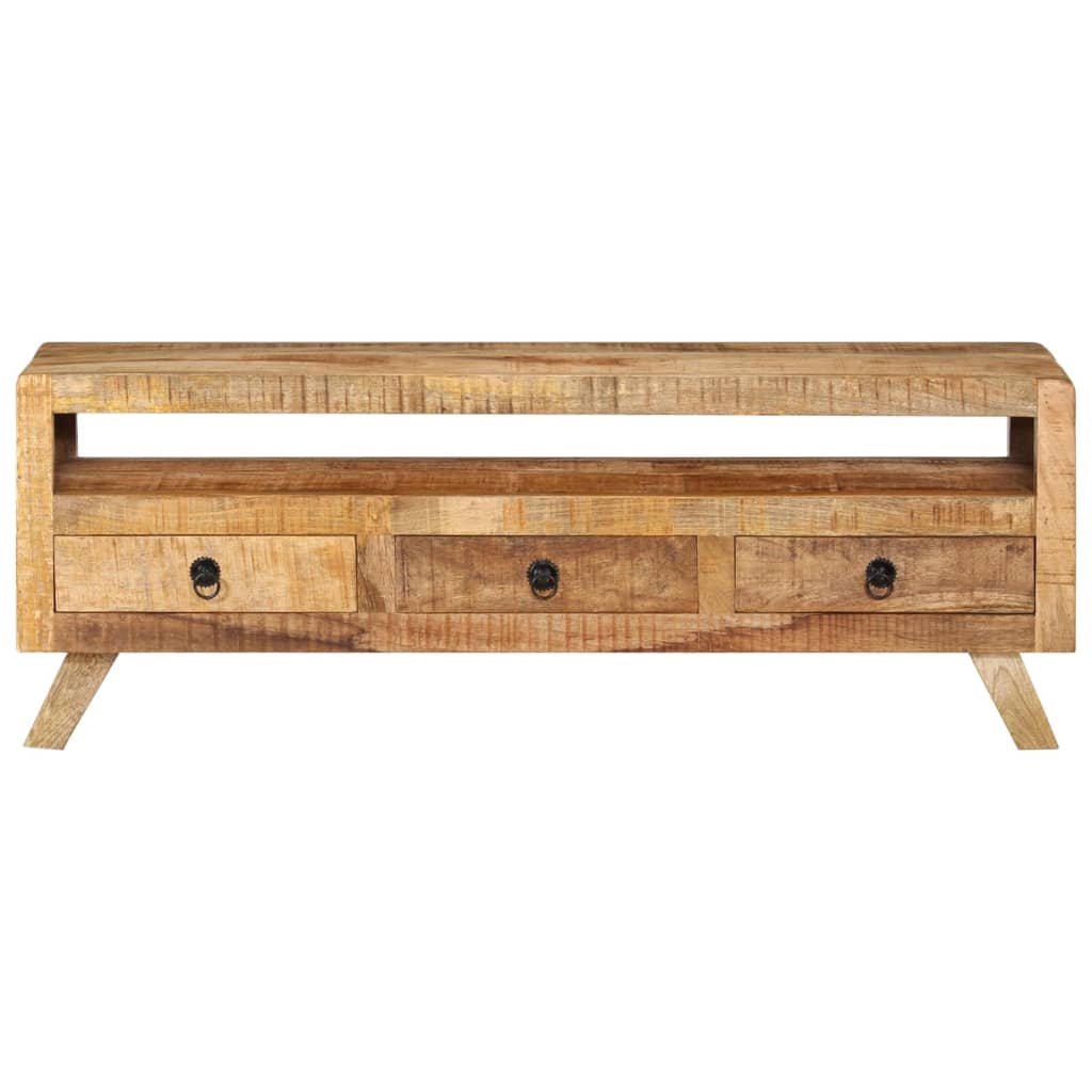 Móvel de TV 110x30x40 cm madeira de mangueira maciça