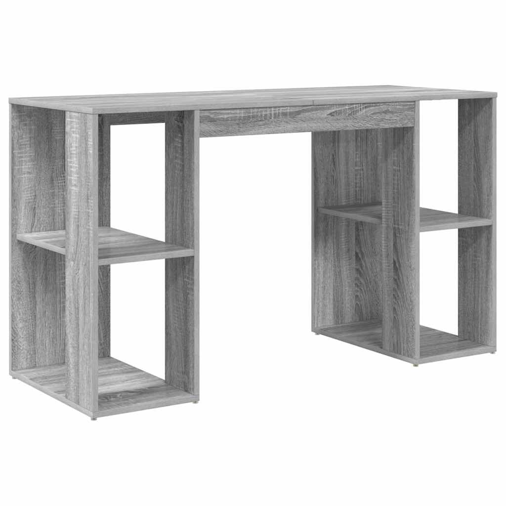 Mesa cinza sonoma derivados de madeira 130 x 50,5 x 75 cm