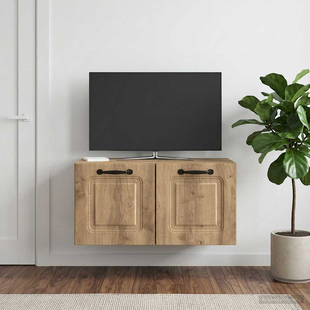 Gabinete de TV de parede 59,5 x 31 x 30 cm carvalho arttisan