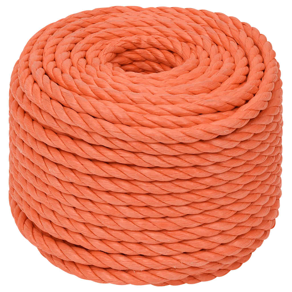 Corda de trabalho 14 mm 50 m polipropileno laranja