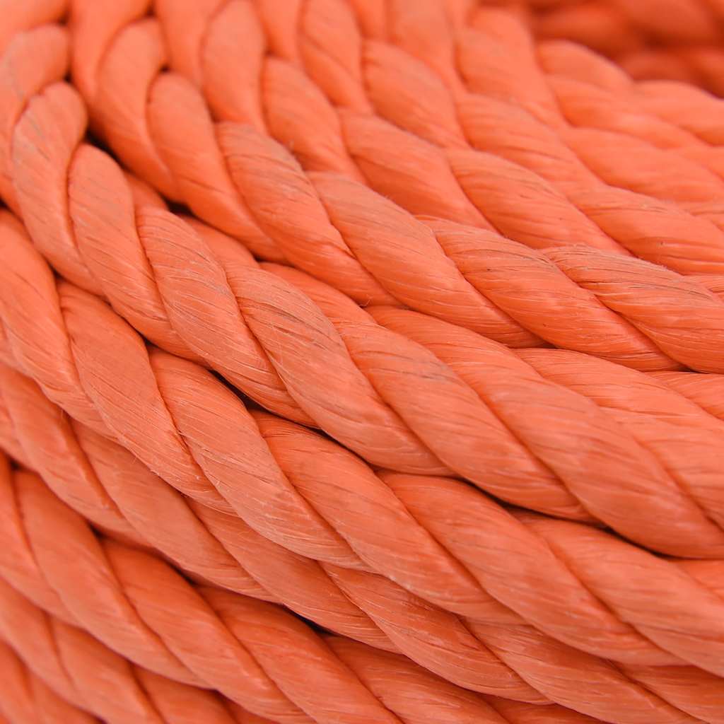 Corda de trabalho 14 mm 50 m polipropileno laranja