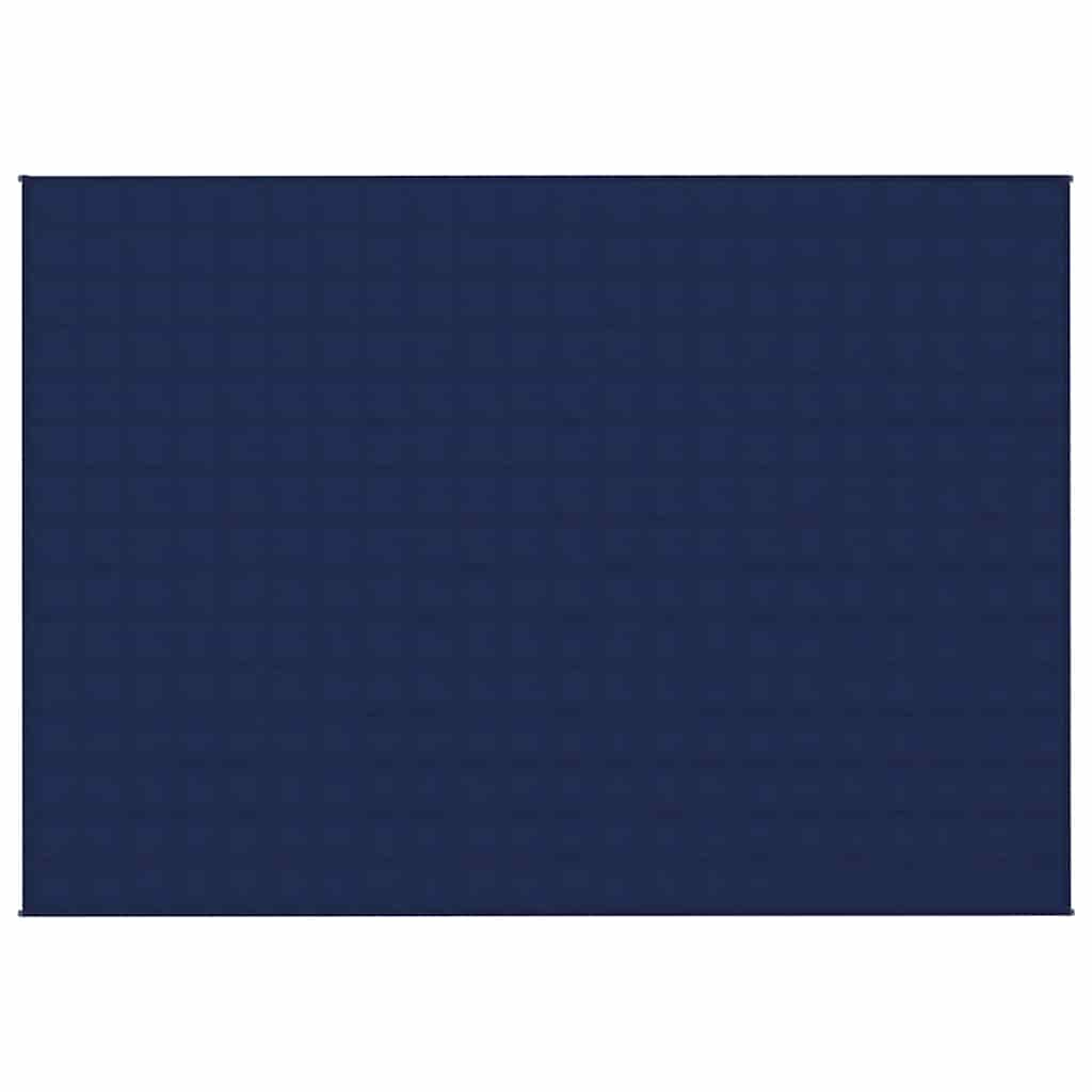 Manta pesada 11 kg 155x220 cm tecido azul