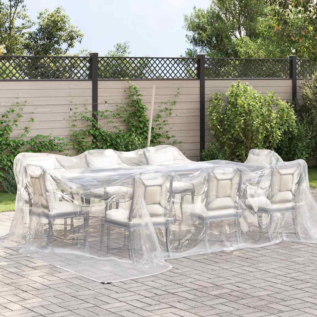 Encerado transparente com ilhós 1x2 m polietileno