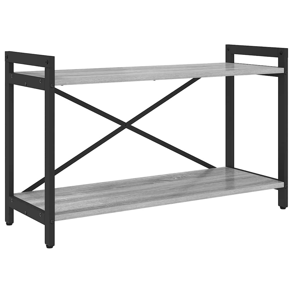 Estante 80 x 30 x 50 cm derivados de madeira sonoma cinzento