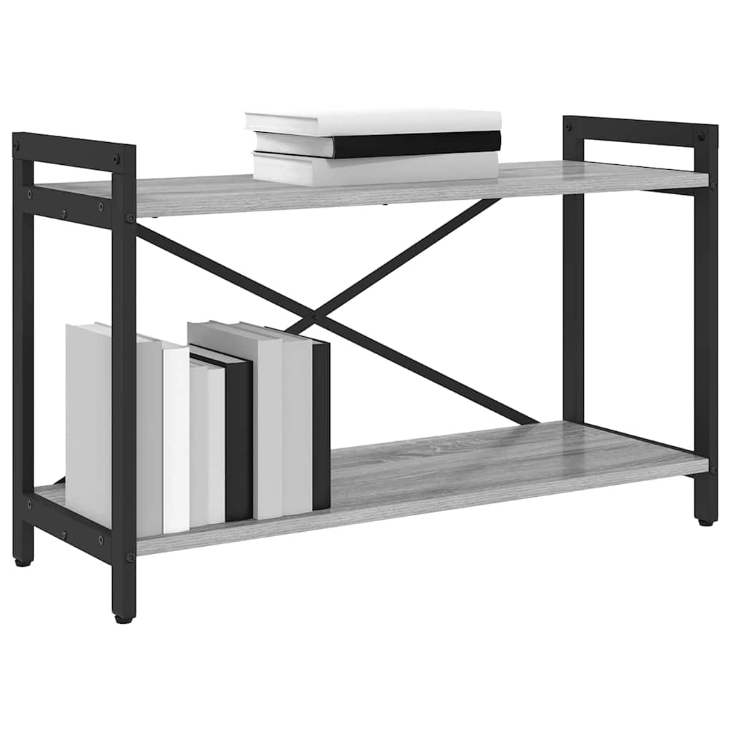 Estante 80 x 30 x 50 cm derivados de madeira sonoma cinzento