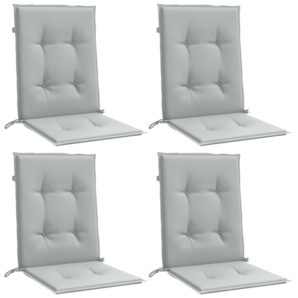 Almofadões lombares cadeiras 4pcs 100x50x4 cm mesclado tecido