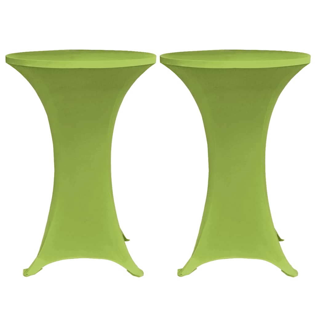 Capa extensível para mesa 4 pcs 60 cm verde