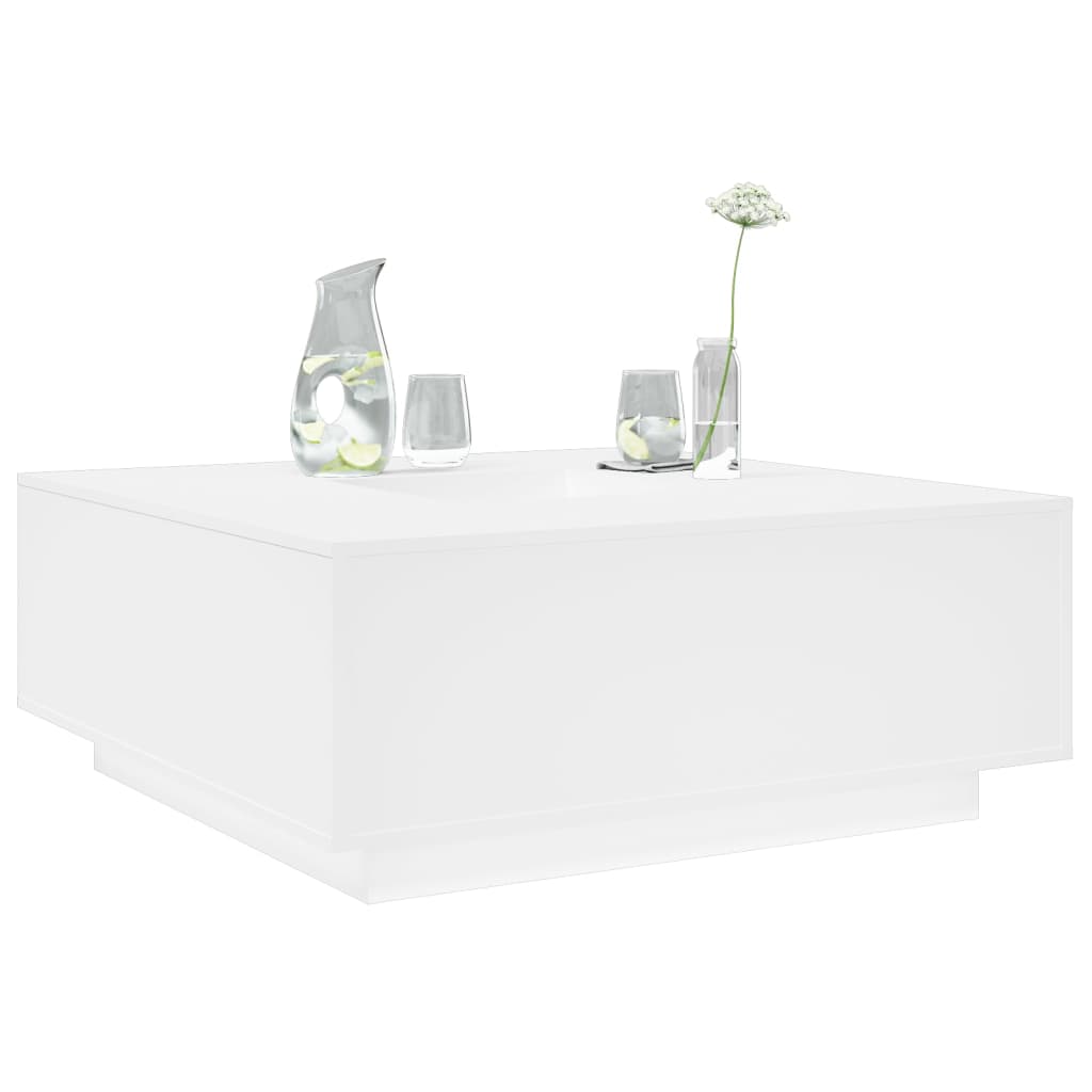Mesa de centro 100x100x40 cm derivados de madeira branco