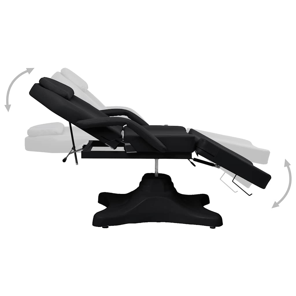 Mesa de massagens 180x62x(86,5-118) cm preto