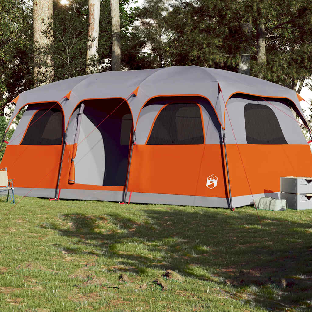 Tenda familiar estilo cabana para 10 pessoas impermeável cinza