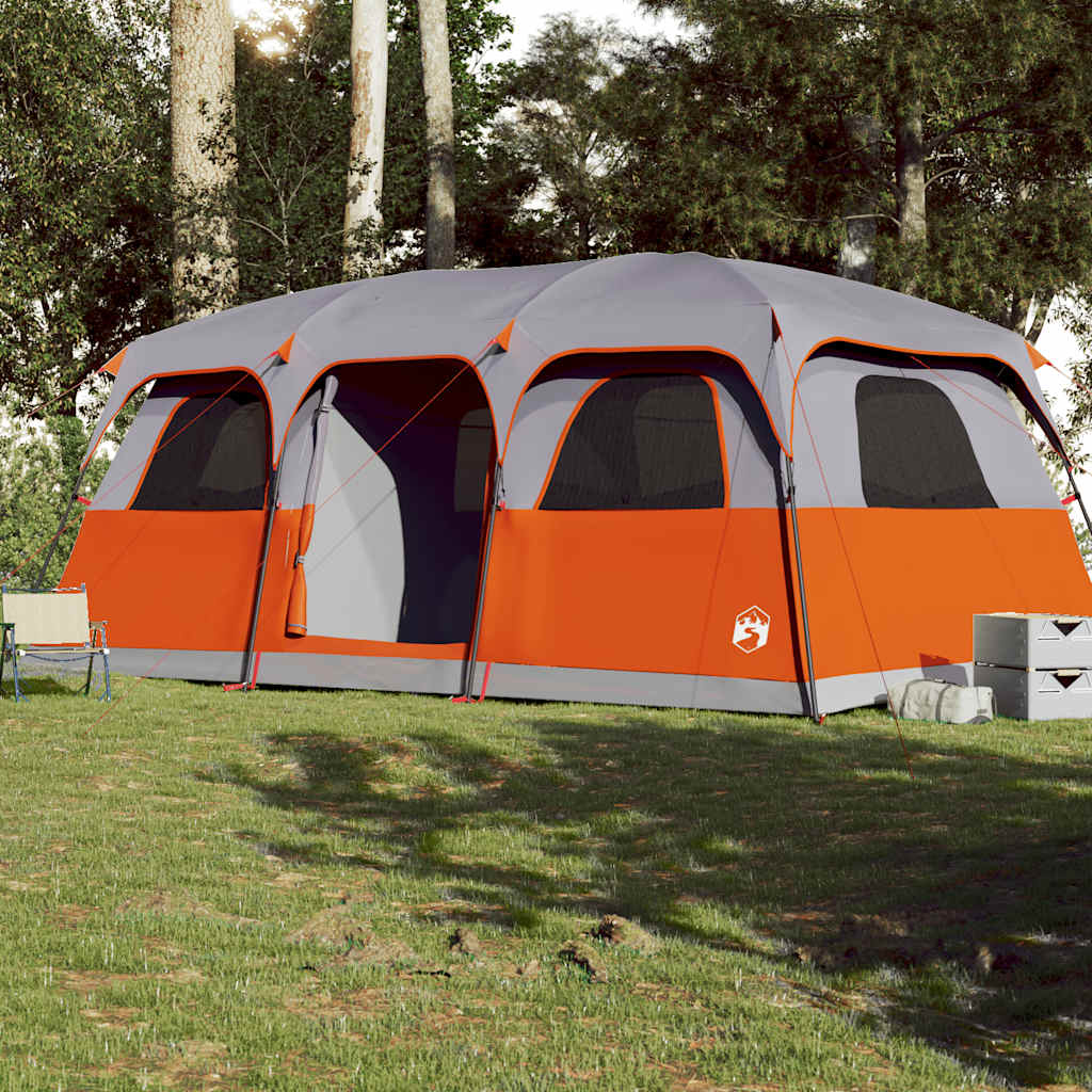 Tenda familiar estilo cabana para 10 pessoas impermeável cinza