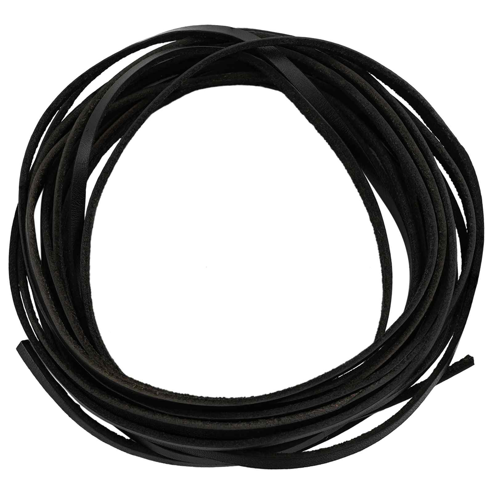 Pulseira de couro preto 500 x 0,3 cm couro