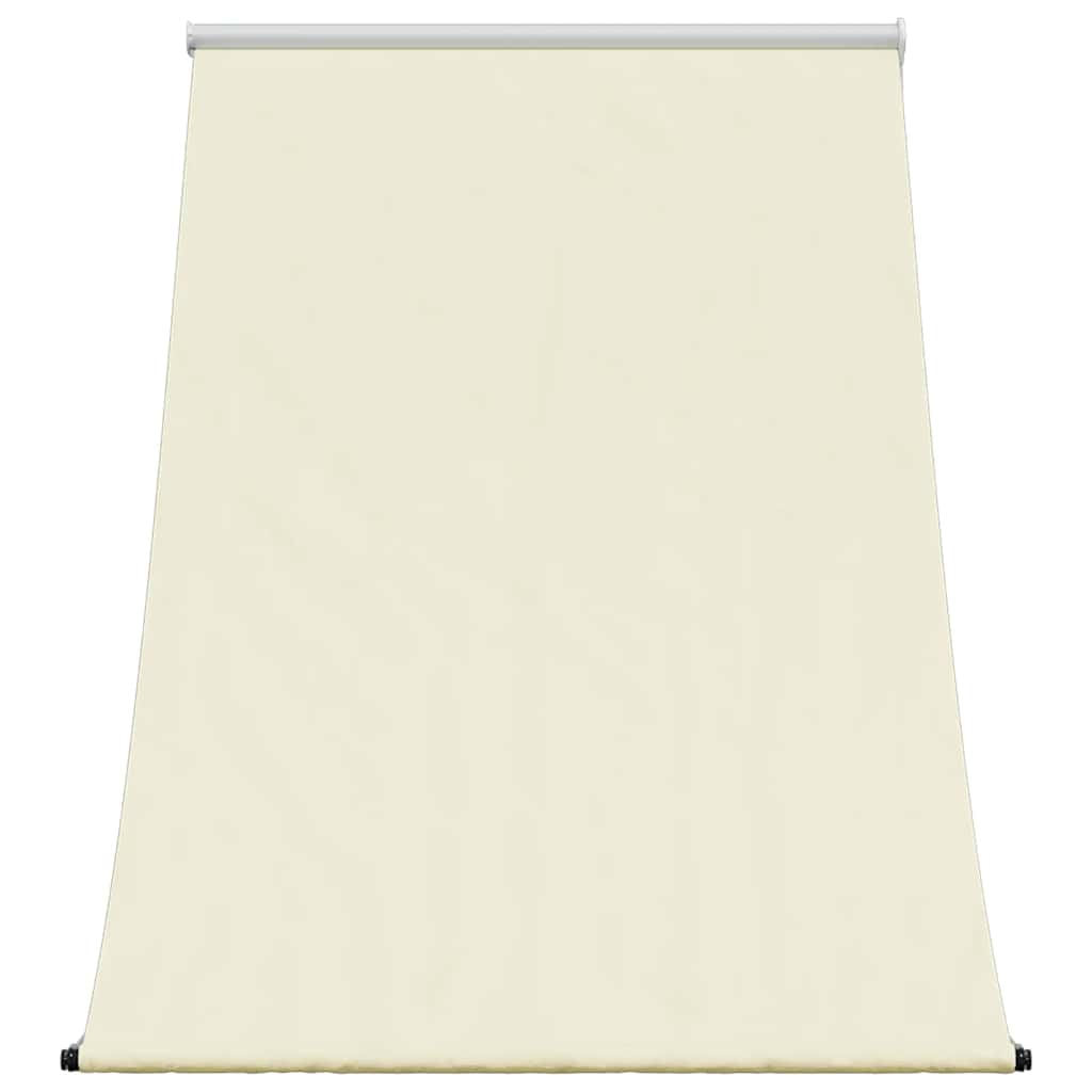 Toldo retrátil 100x150 cm tecido e aço cor creme