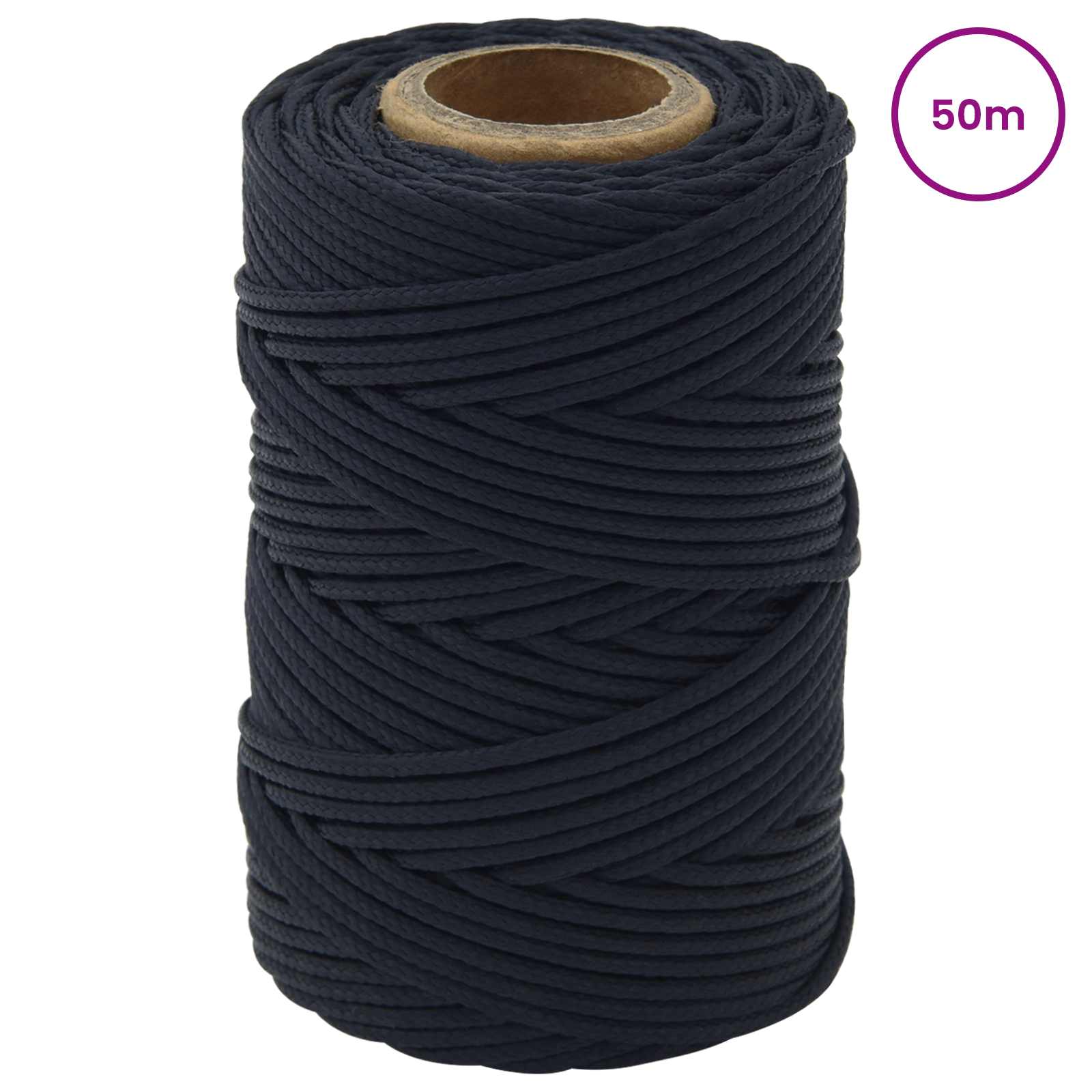 Corda de barco 0.2 mm 50 m azul royal poliéster