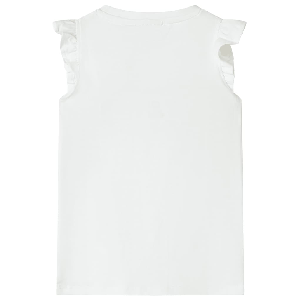 T-shirt infantil cor cru 116