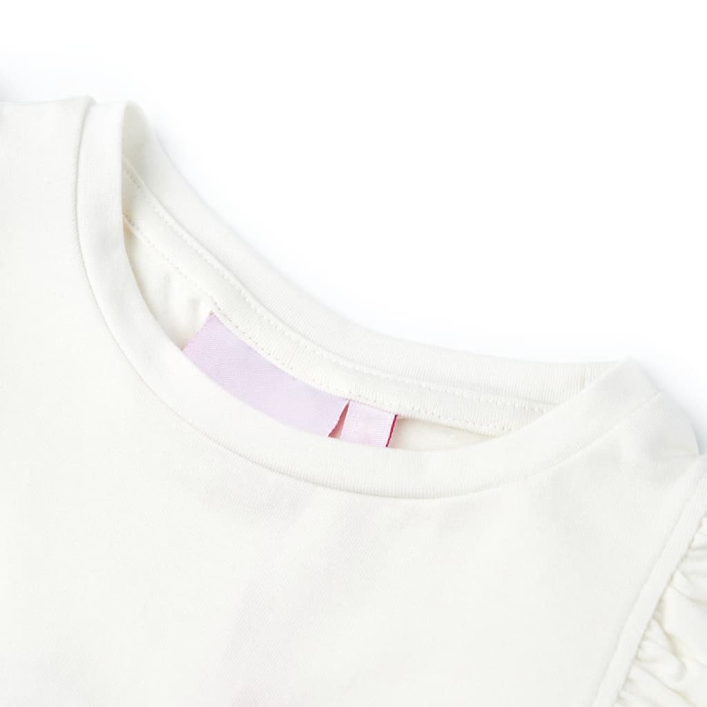 T-shirt infantil cor cru 116