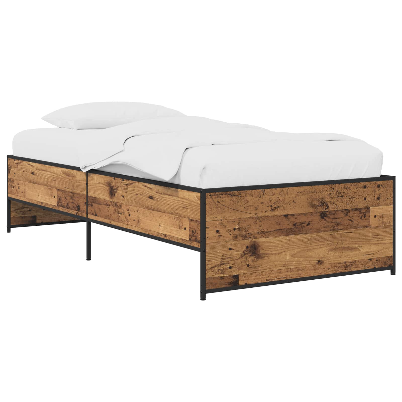 Estrutura da cama madeira antiga 80 x 200 cm