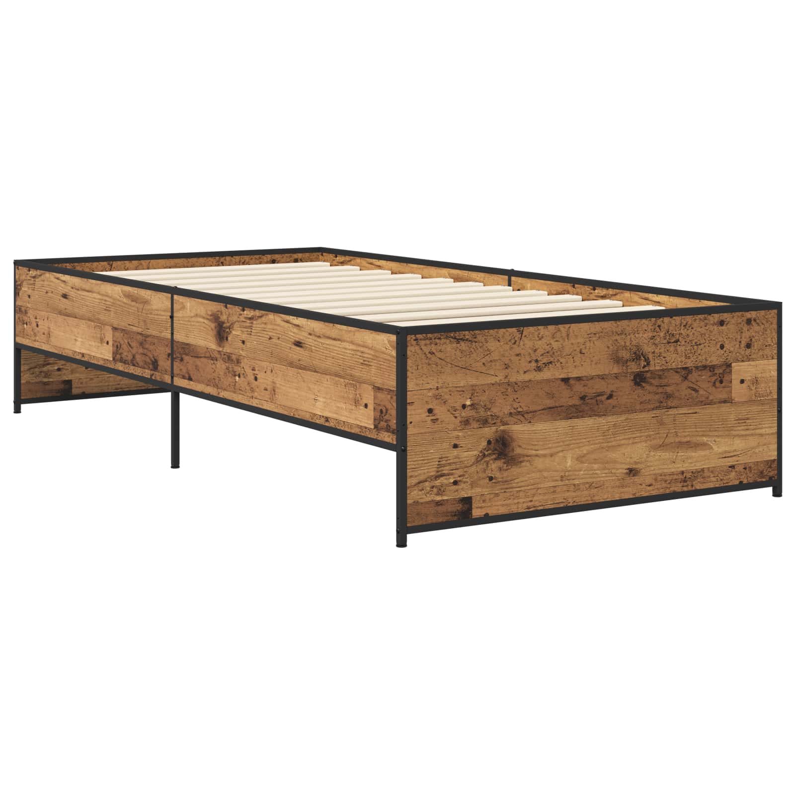 Estrutura da cama madeira antiga 80 x 200 cm