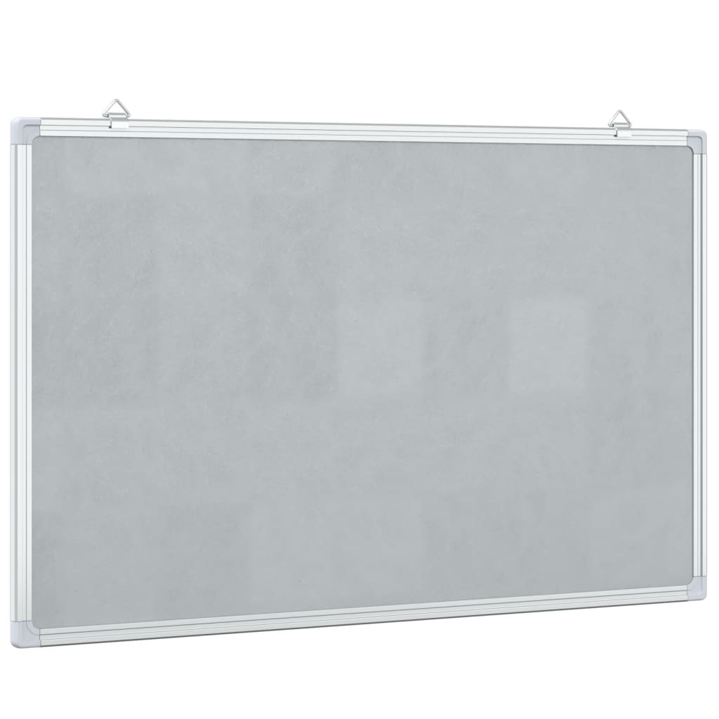 Quadro branco magnético 80x50x1,7 cm alumínio
