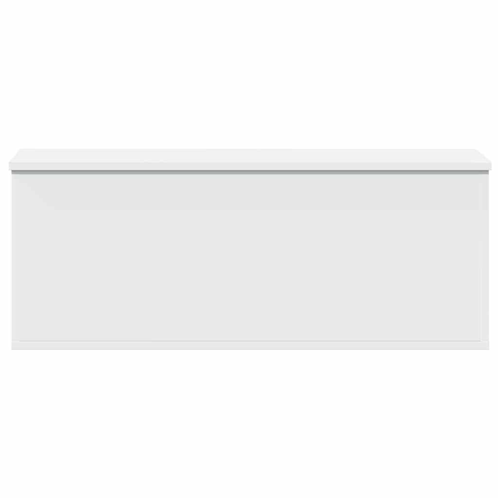 Caixa de arrumação 90x35x35 cm derivados de madeira branco