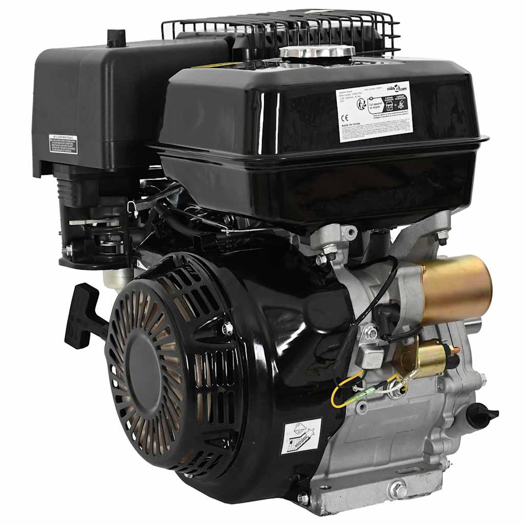 Motor a gasolina 15 cv 11 kw preto