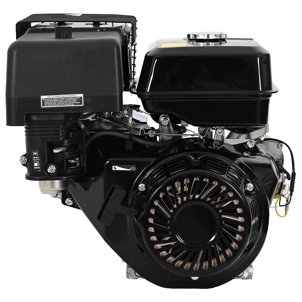 Motor a gasolina 15 cv 11 kw preto