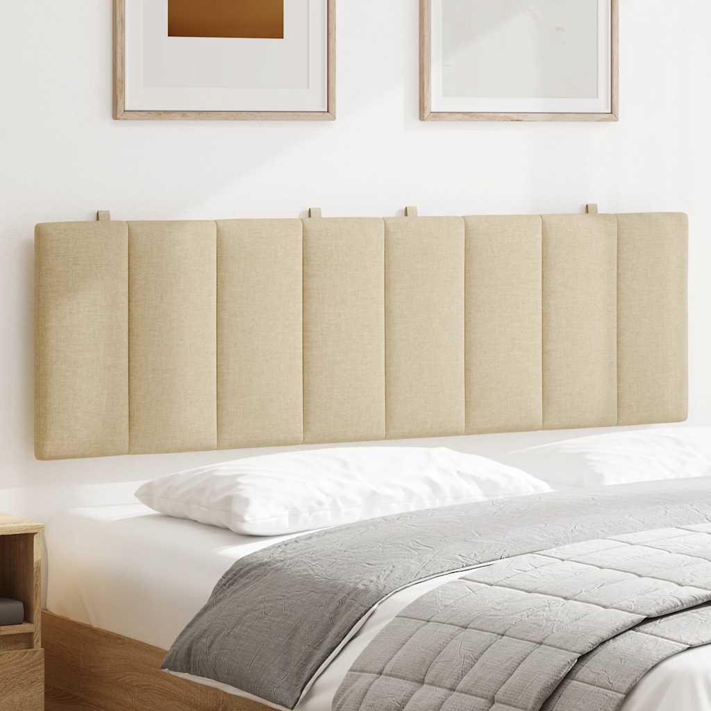 Almofadão de cabeceira hanko 160 cm tecido creme