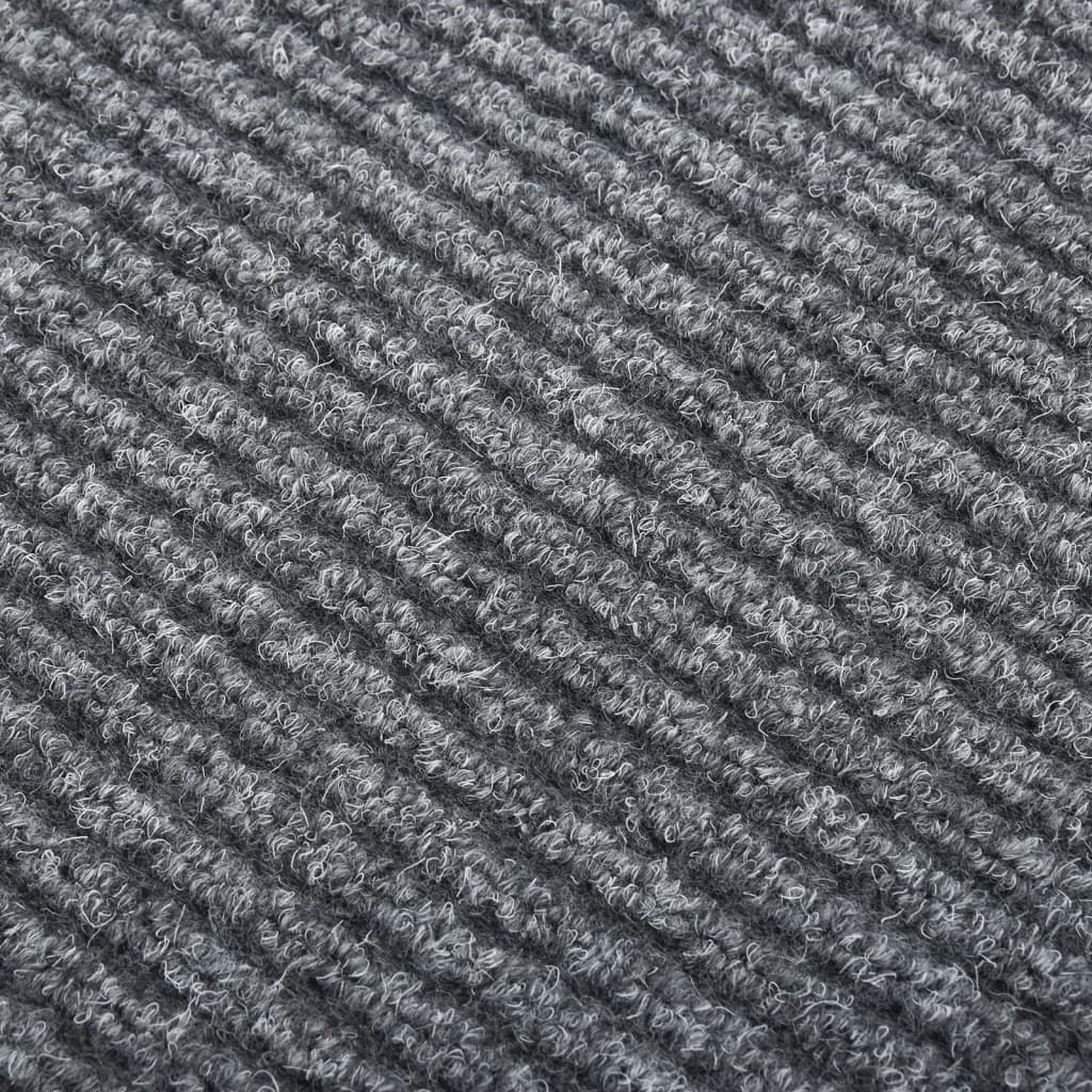 Tapete/passadeira de entrada 100x300 cm cinzento