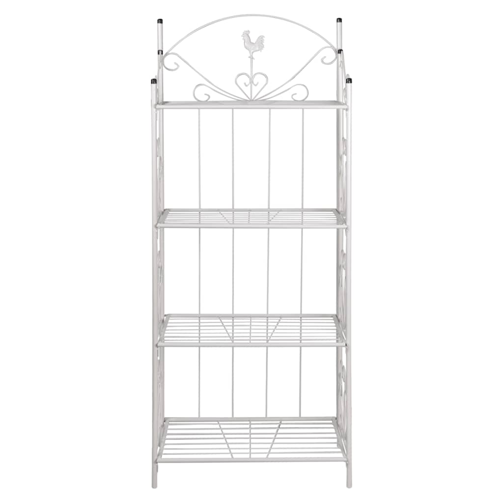 Suporte quadrado para planta / branco
