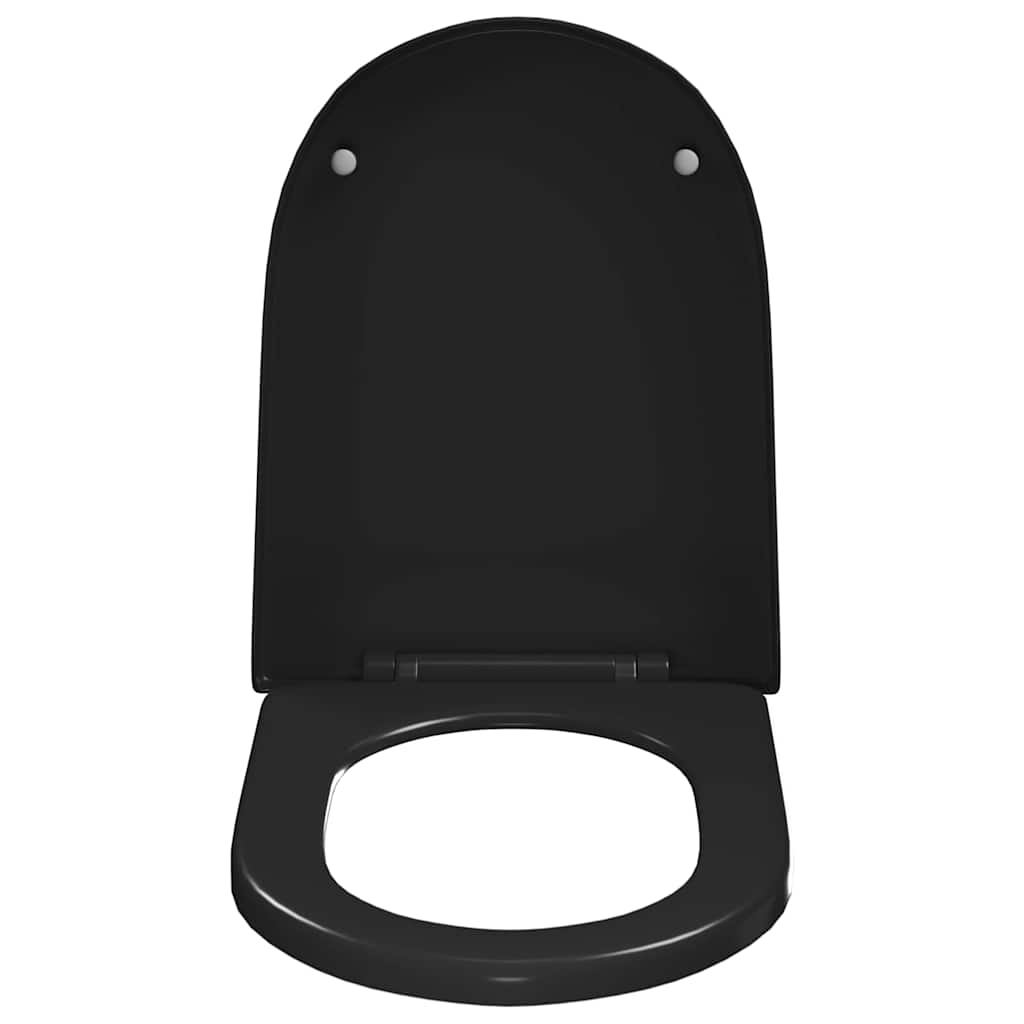 Tampo de sanita fecho suave com design remoção rápida preto