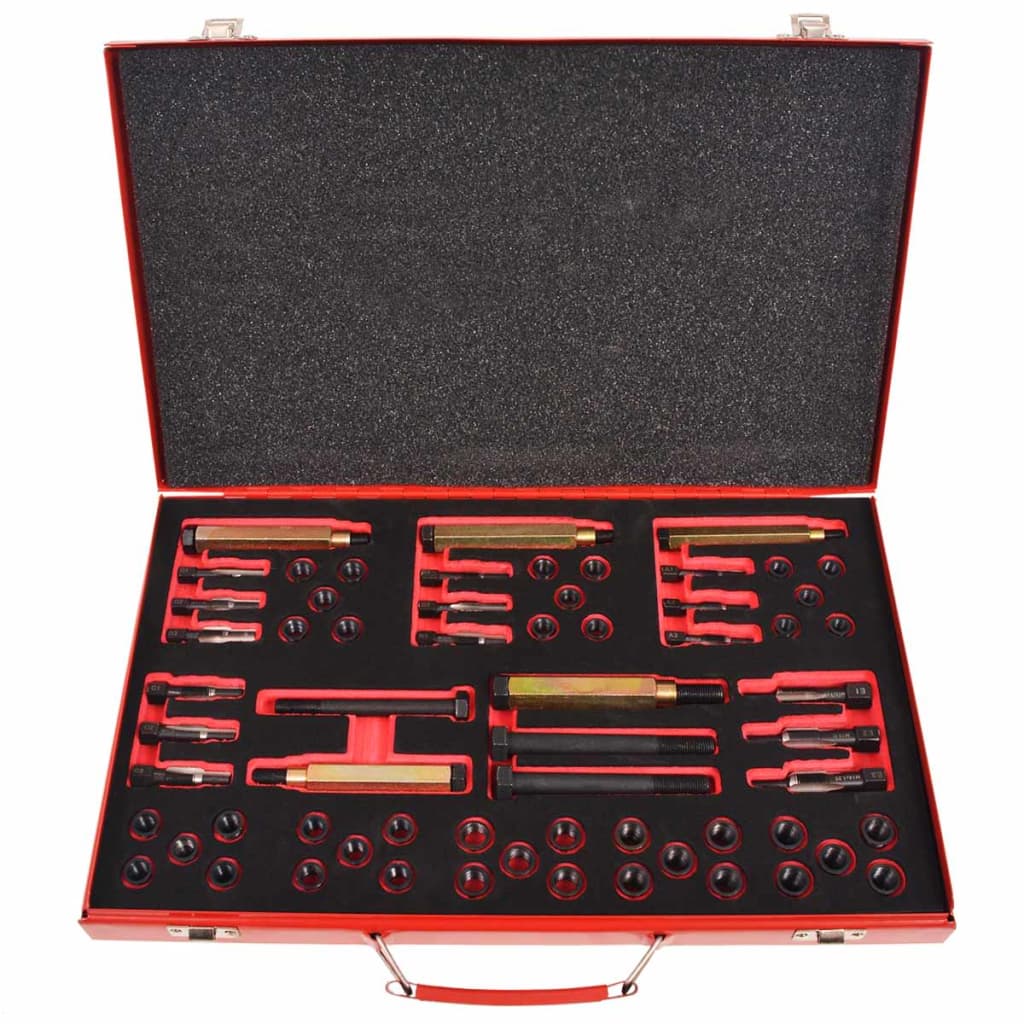 Kit reparação velas de incandescência 63 pcs m8 m9 m10 m12