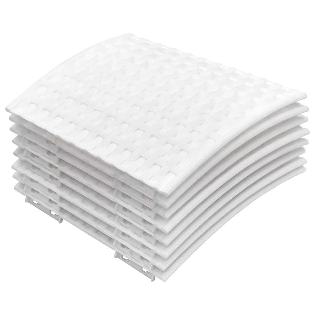 Saia para árvore de natal ø65x23 cm plástico branco