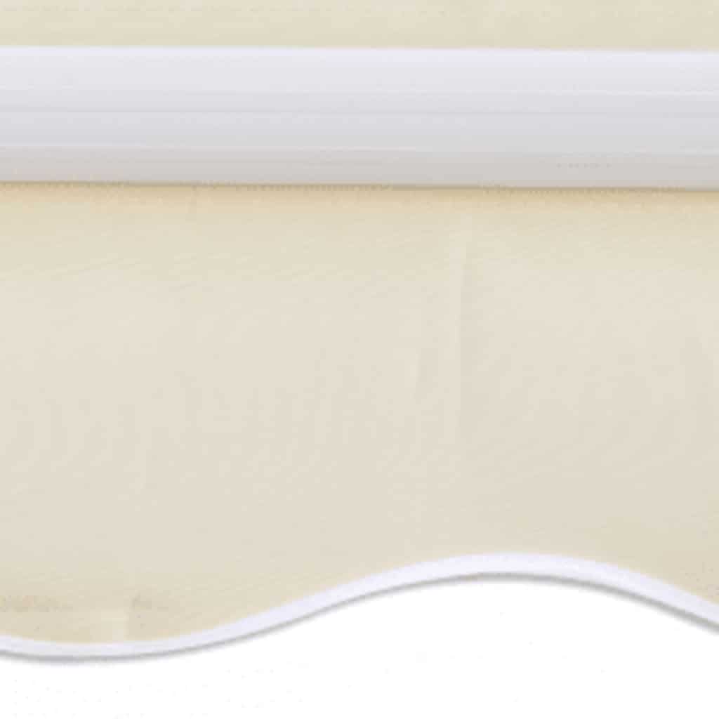 Toldo dobrável motorizado 600 cm creme