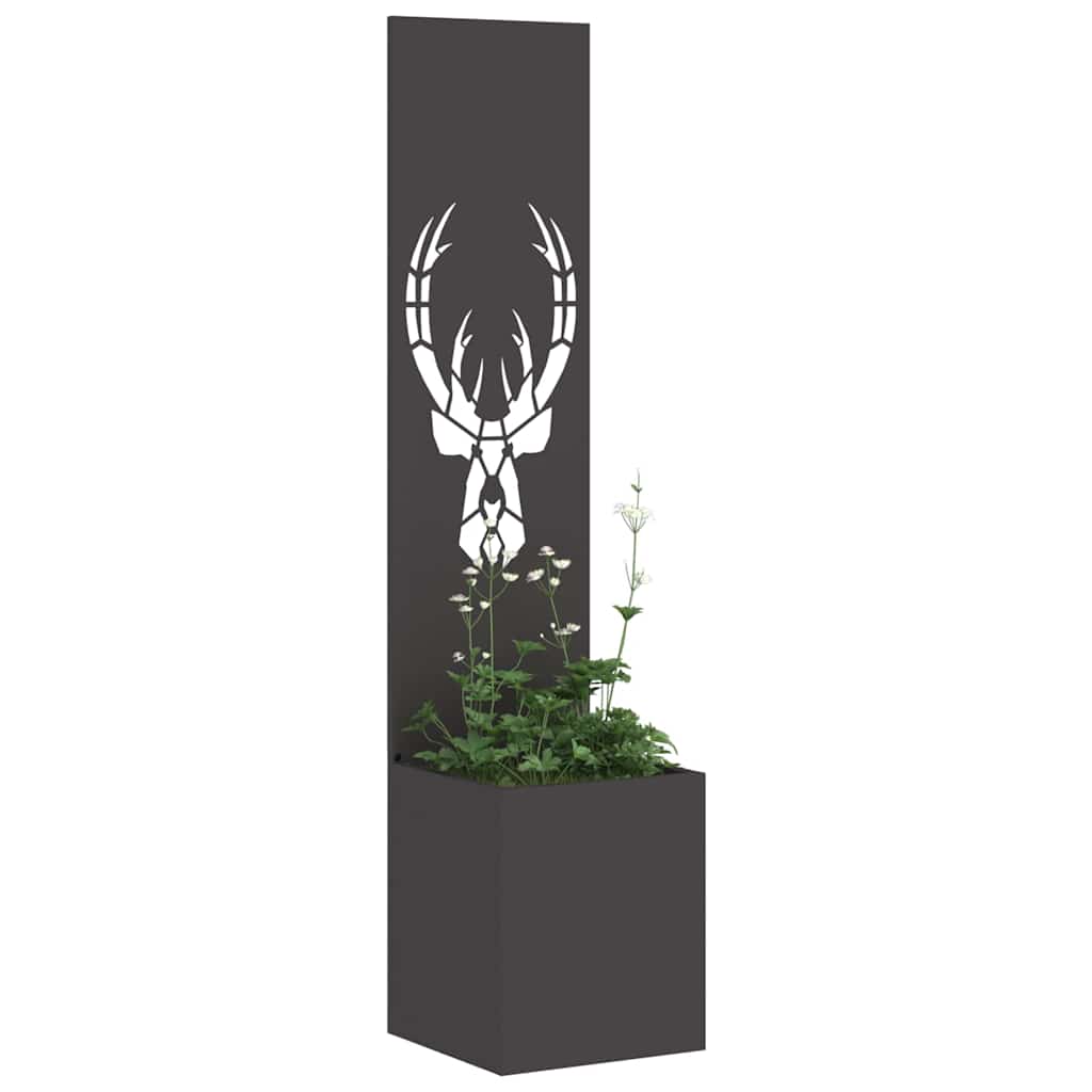 Tela de privacidade para jardim preto 32 x 32 x 150 cm