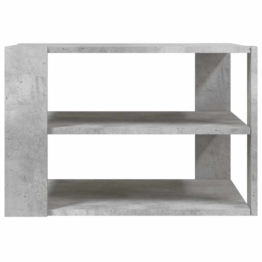 Mesa de centro 58x58x40 cm derivados madeira cinza-cimento