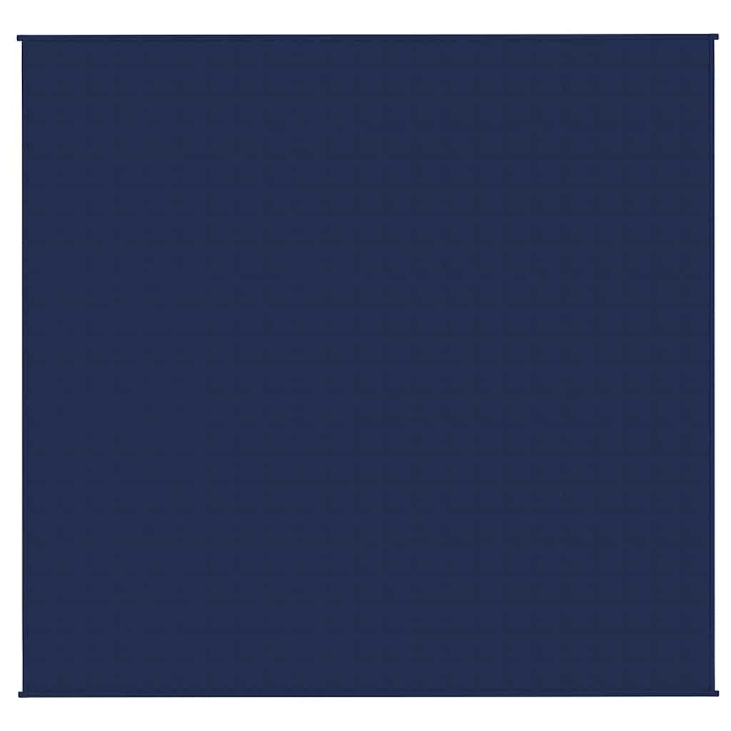 Manta pesada 11 kg 220x240 cm tecido azul